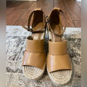 Treasure and bond, wedge platform sandals, size 7 1/2